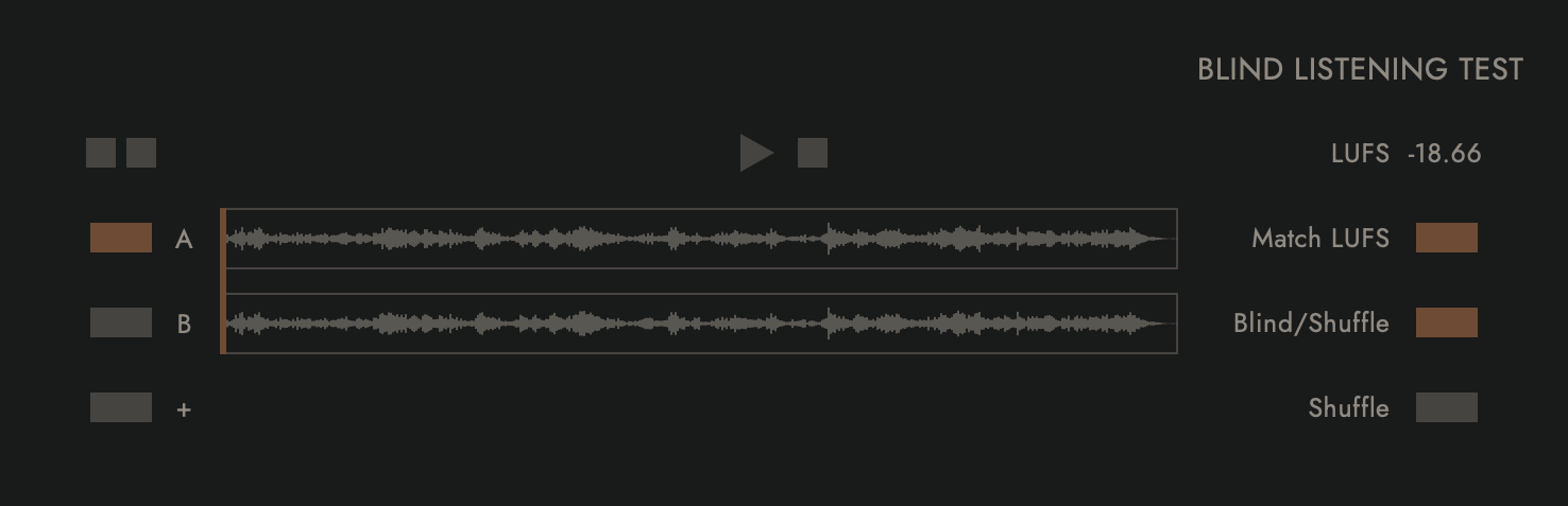 Blind Listening Test